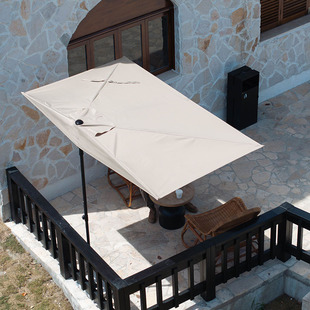 高度可调大号加高半边伞防水防晒遮阳伞阳台靠墙伞户外露台庭院伞