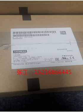西门子6SL3201-0BE21-0AA0/OAAO SINAMICS 制动电阻 R=140 欧姆 P