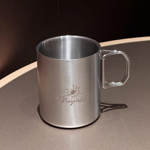 316L不锈钢双层小咖啡杯茶杯