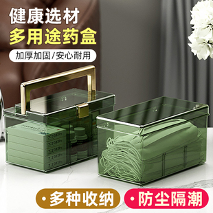 医疗药品急救箱药物收纳盒家用手提便携医药箱防护用品收纳箱39
