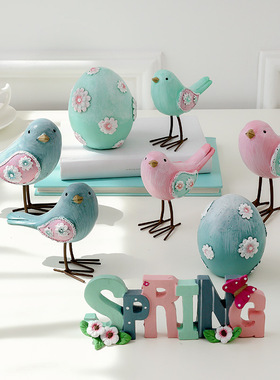 少女心可爱风动物书架桌面装饰