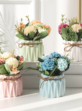 仿真花房间布置卧室可爱风小摆设