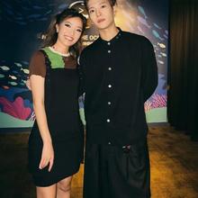 王嘉尔设计感立领衬衫绅士新中式小众免烫金属扣高级感国风上衣男