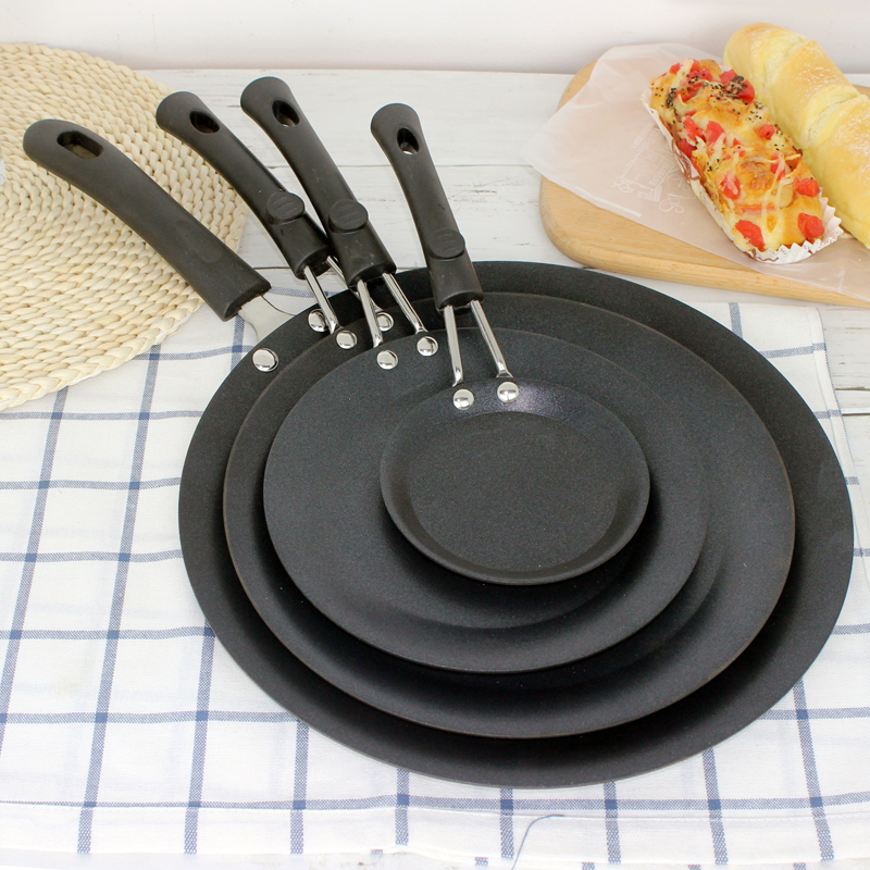 平底不粘锅煎蛋锅千层蛋糕煎锅班戟煎盘4寸6寸8寸10寸电磁炉烤盘