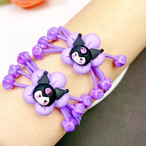 皮筋六一儿童节头绳发圈不伤头发花朵橡皮筋可爱头饰小女孩女童