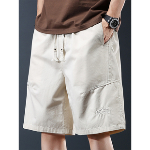 美式高端山系休闲运动短裤男2026夏季薄款宽松大码潮流五分裤