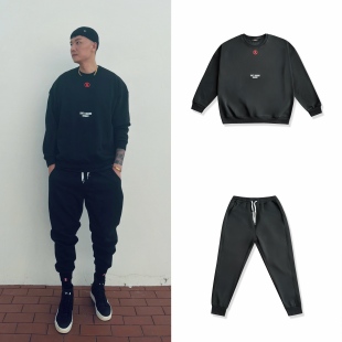 ANTI BRAND BRAND冬季三色【基础款】加绒棉卫衣套装