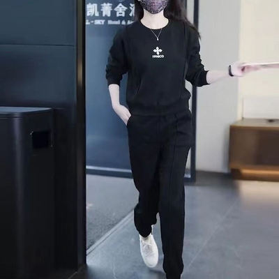 休闲运动服套装女2025春秋