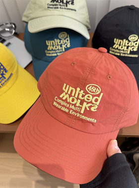 蔡依林同款帽子女韩版复古刺绣棒球帽男女春夏百搭遮阳显脸小鸭舌