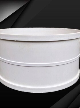 包邮PVC排水管直通套筒200 250 400大口径接头管箍排风排污管接头