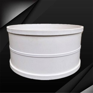 包邮PVC排水管直通套筒200 250 400大口径接头管箍排风排污管接头