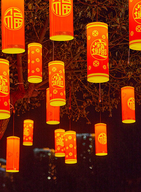 挂在树上的彩灯鞭炮灯led新年树灯户外树木树景灯装饰挂灯氛围灯