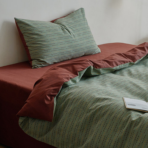 A类复古北欧四件套全棉提花