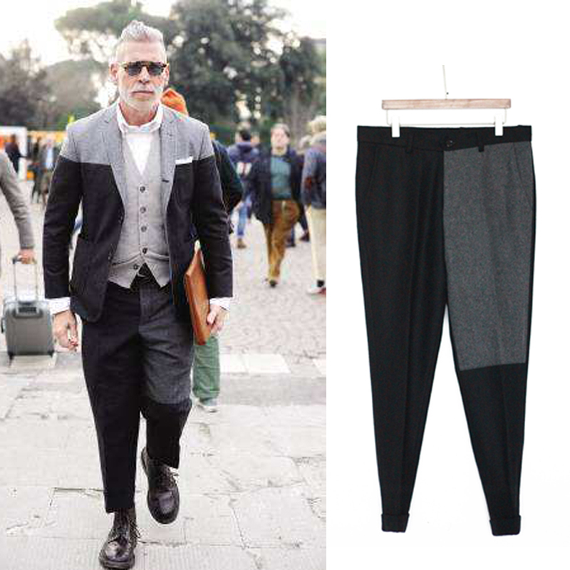 休闲裤复古欧美nickwooster