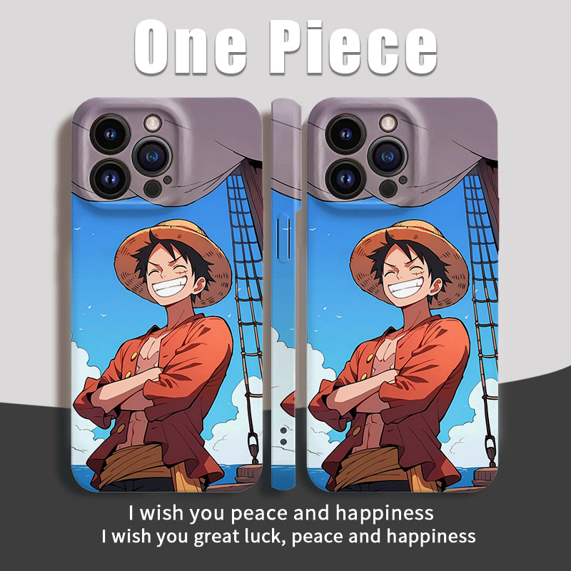 潮漫海贼王路飞小米14苹果手机壳