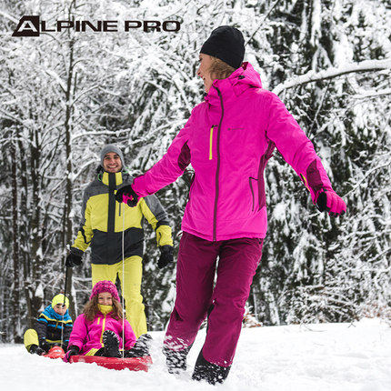 新品阿尔派妮AlpinePro女士PTX单双板加厚防风防雨滑雪服亲子套装