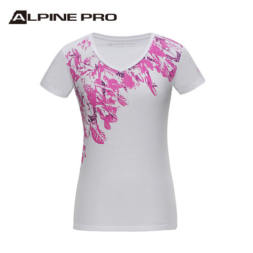 Alpinepro 阿尔派妮春夏新款女士纯棉休闲短袖T恤LTSG136CN