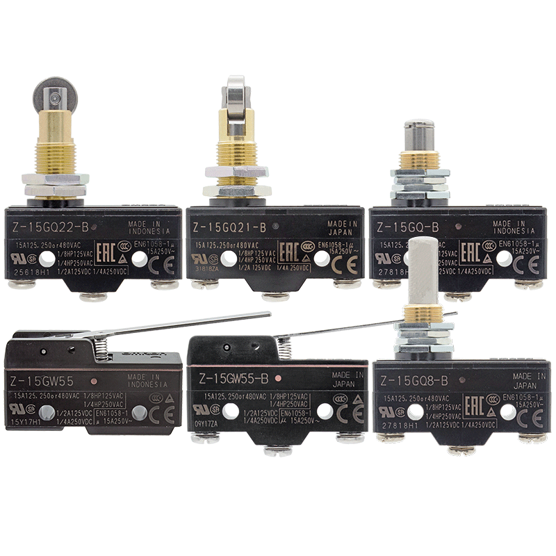 正品一欧姆龙OMRON限位微动开关Z-15GQ22-GQ21-GQ55-GQ8-15GW55-B
