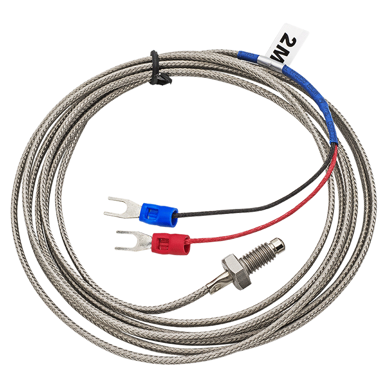 欧姆龙温度传感器K型热电偶E52L-CA1D M6 1M 2M E52-CA1DY PT100