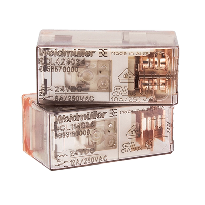 进口正品魏德米勒继电器RCL424024 RCL114024 DC24V 5脚12A 8脚8A