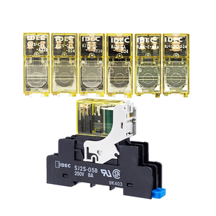 正品IDEC和泉中间继电器RJ2S-CL-D24-D12-A110-A220底座SJ2S-05B