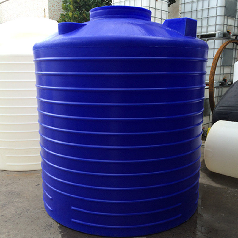 红昇容器厂家直销5立方耐酸碱pe塑料水箱 户外水塔 5吨减水剂储罐