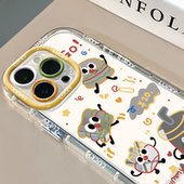 13promax手机壳真我红米小米13pro ins可爱汉堡镜面适用于苹果17promax奶油壳华为oppo新iPhone16 ultra