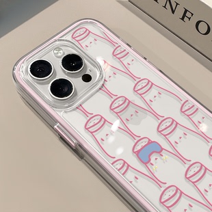 小盐巴适用苹果17promax手机壳iPhone16三合一炫彩华为mate70保护套oppo荣耀200创意小米15