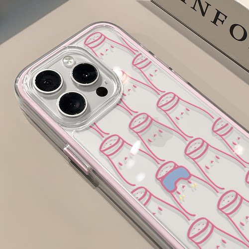 小盐巴适用苹果17promax手机壳iPhone16三合一炫彩华为mate70保护套oppo荣耀200创意小米15