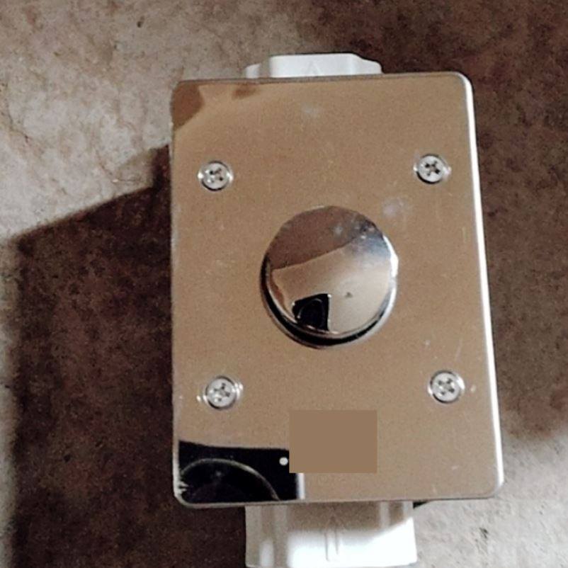 暗装脚踏蹲便器冲水阀芯配件  隐藏式入墙PPR大便延时液压冲洗阀