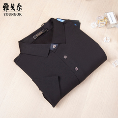 吊牌1580雅戈尔200支凉感POLO衫男商务高端短袖T恤夏SPC513122ACA