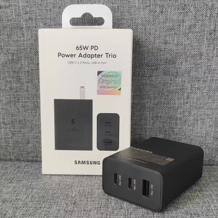 三星65W氮化镓原装正品充电器s22ultra s23u s24u tabs8 zflod4手机平板充电头电脑投影仪快充头超级快充2.0