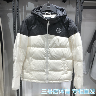 李宁2025冬季 男子韦德系列防泼水80%鹅绒保暖短羽绒服AYMV065