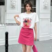 2024年Di 短袖 sui夏季 现货特价 新款 大版 T恤女31653夏美式 甜美上衣