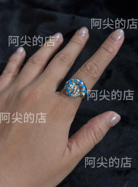 阿尖的店｜海螺戒指925银开口戒