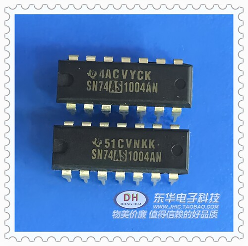 SN74AS1004AN DIP14全新现货HEX反相驱动器IC配单配套SN74LS04