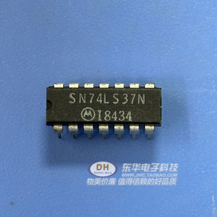 逻辑芯片HD7437P sn74LS37N DIP16原装进口TI实物实拍现货直接拍