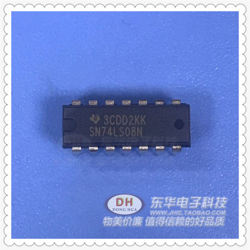SN74LS08N DIP14原装现货四路2输入正与门 质优价廉IC配单配套