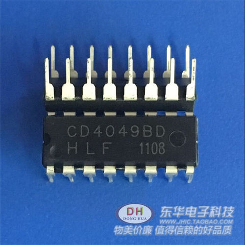 CD4049BD CD4049UBCN MC14049UDIP16全新现货CMOS六缓冲器转换器