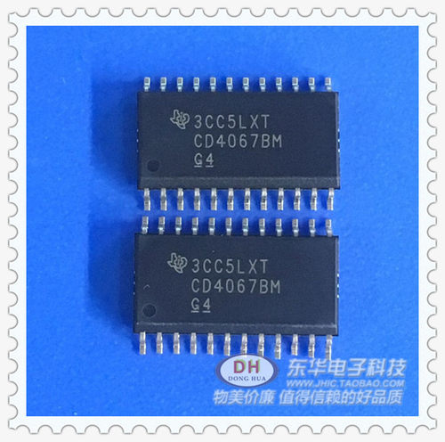 IC芯片集成CD4067BM CD4067 贴片SOP-24 多路分解器 逻辑通讯IC