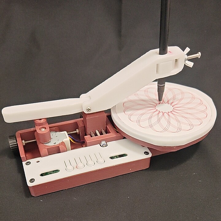 3D打印STC步进电机旋转摆臂绘图图片
