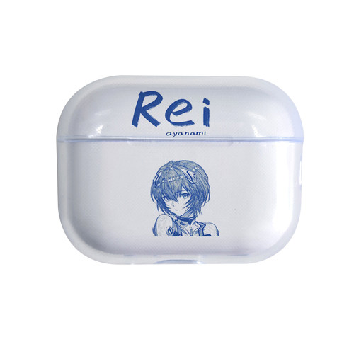 二次元eva绫波丽适用airpods4耳机壳airpods pro保护套透明airpods3保护套pro2适用苹果耳机蓝牙耳机套