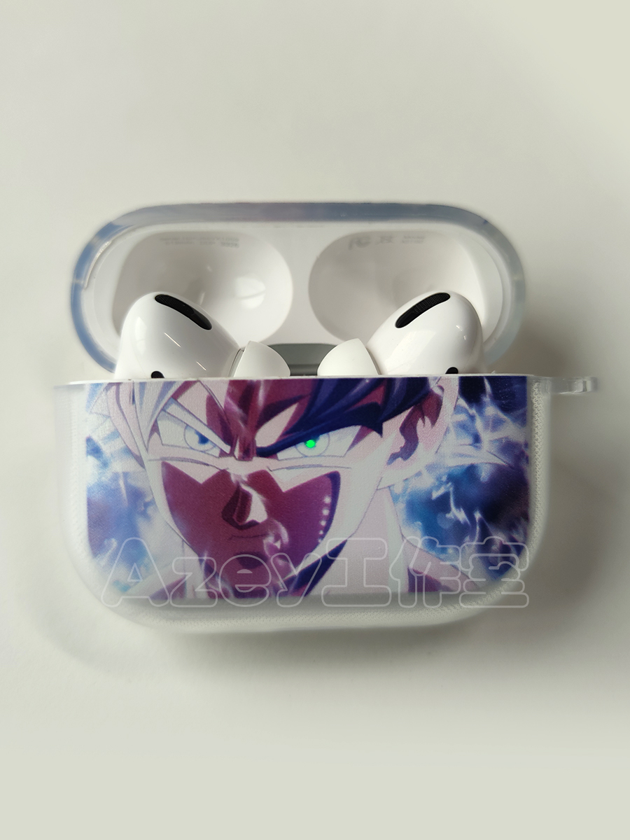 azeyao工作室七龙珠孙悟空适用苹果Airpods2pro3代无线耳机软壳保护套二代透明对灯发光软耳机套Pro2五代四代