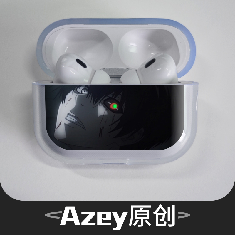azeyao二次元动漫金木适用苹果Airpods2pro3代无线耳机软壳保护套二代华强北五代透明四代耳机套三代AirPods3