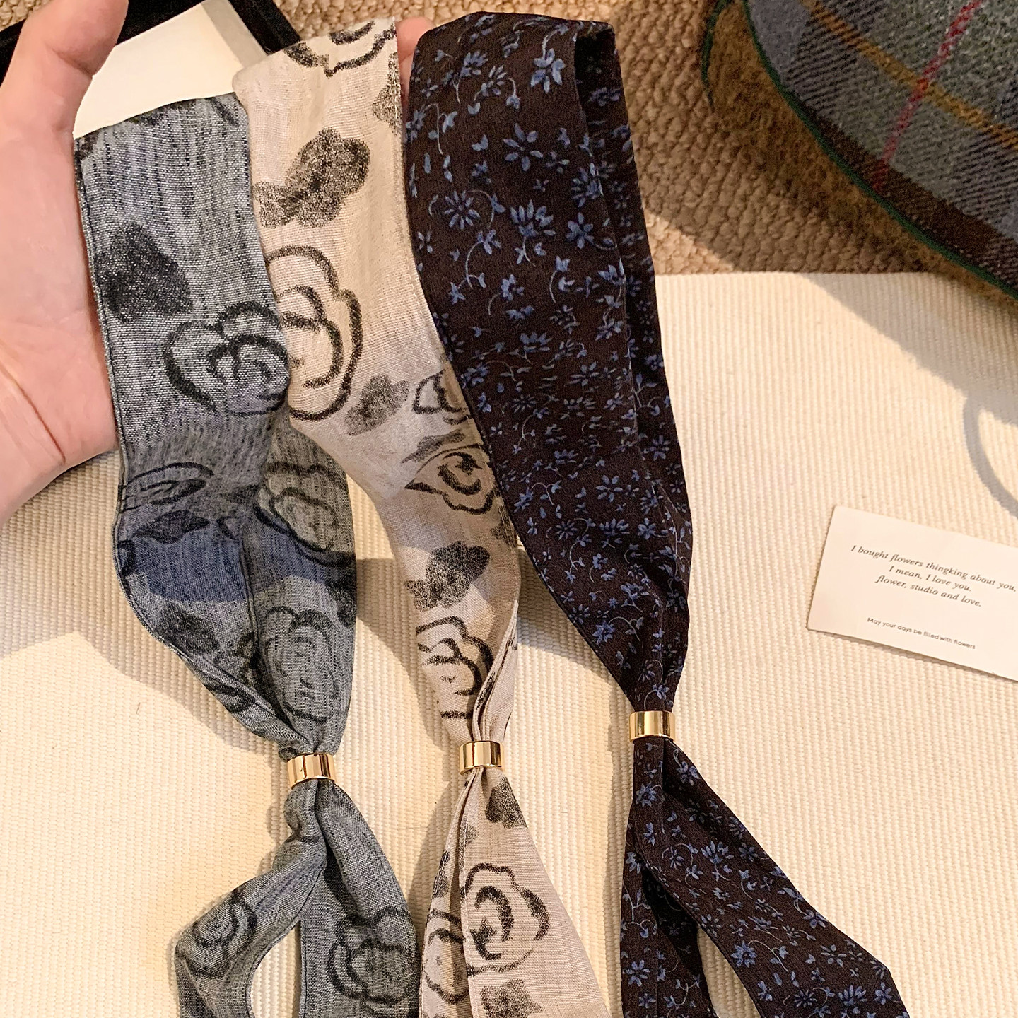 复古气质棉质领带女款衬衫配饰系脖长条丝巾上班族高级感领巾围巾,服饰配件/皮带/帽子/围巾,领带,淘宝优惠券,粉丝福利购,淘宝优惠卷