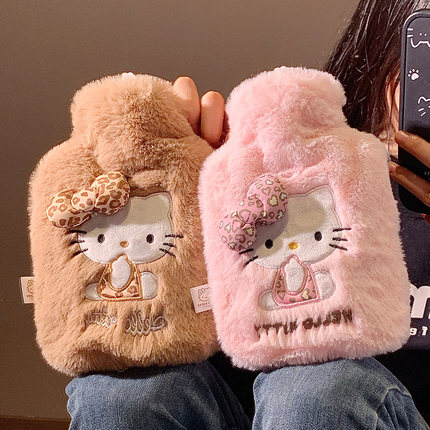 可爱hellokitty热水袋注水防爆暖水袋女冬季暖手宝被窝专用暖宝宝
