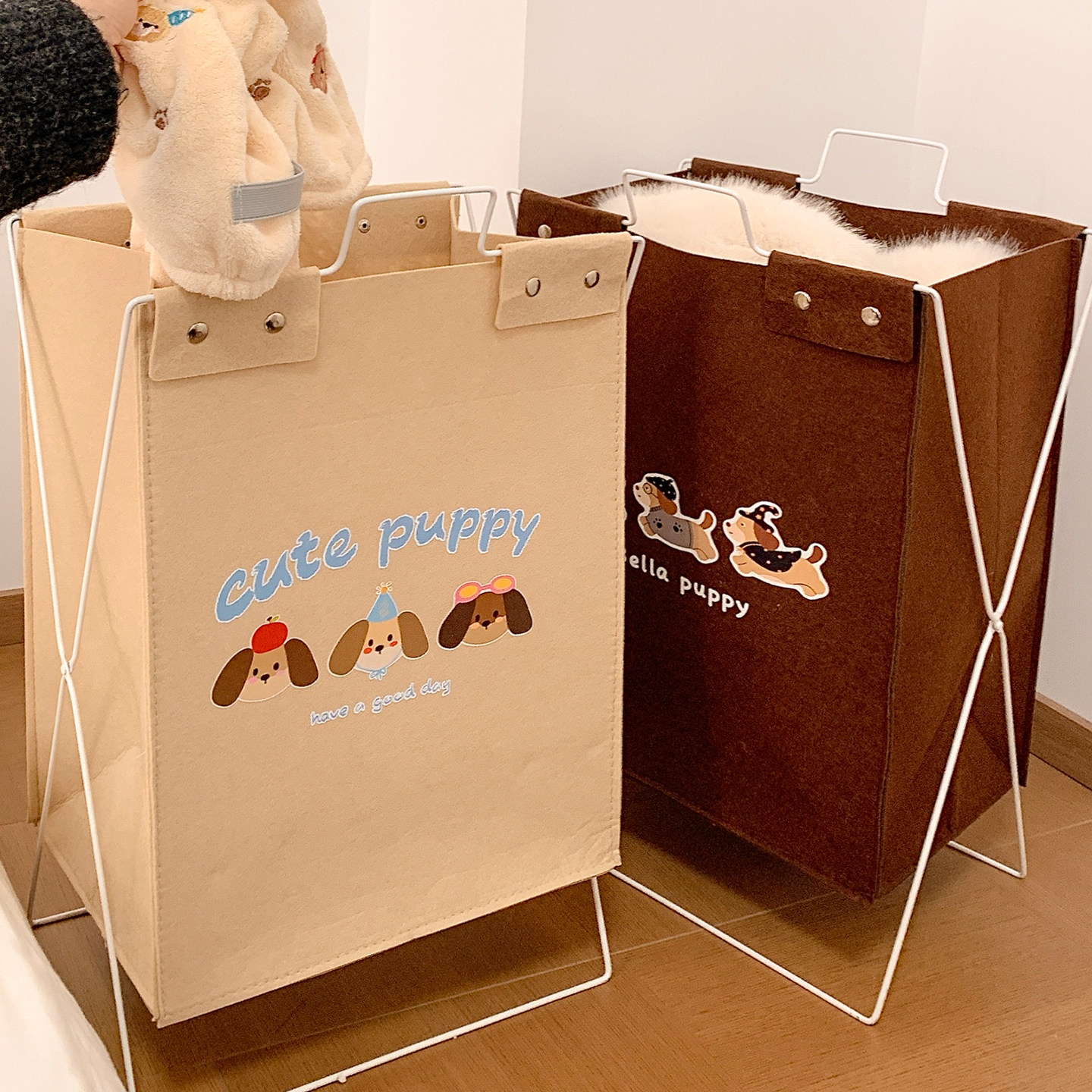 可爱小狗可折叠脏衣篓脏衣服零食玩具收纳筐大容量家用洗衣篮浴室,收纳整理,脏衣篮,淘宝优惠券,粉丝福利购,淘宝优惠卷