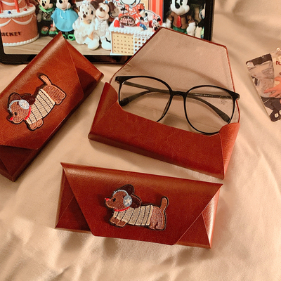 复古质感好~防压眼镜收纳盒