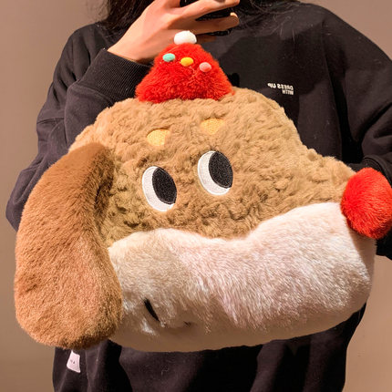 可爱腊肠狗热水袋充电防爆暖水袋女冬季注水暖手宝被窝暖宝宝学生