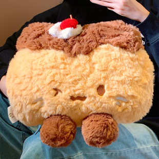 可爱面包猫咪热水袋充电防爆暖水袋冬季 毛绒暖手宝暖宝宝2025新款